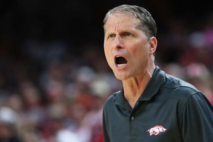 Eric Musselman in home finale against LSU.